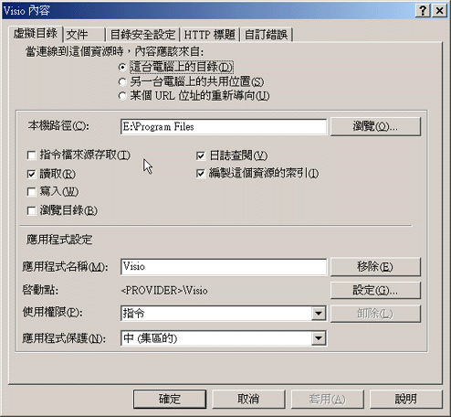 设定vps服务器的权限，请选择箭头处的核取方块来设定适当的权限